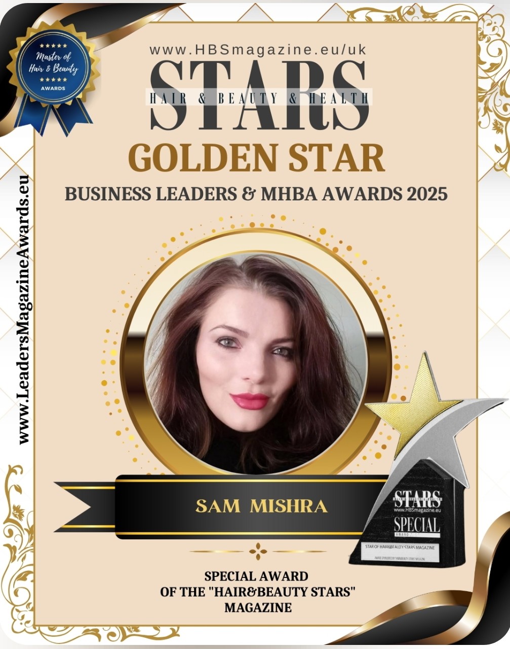  The Business & Charity Leaders MHBA Awards 2025 - Golden Star Award - Finalist