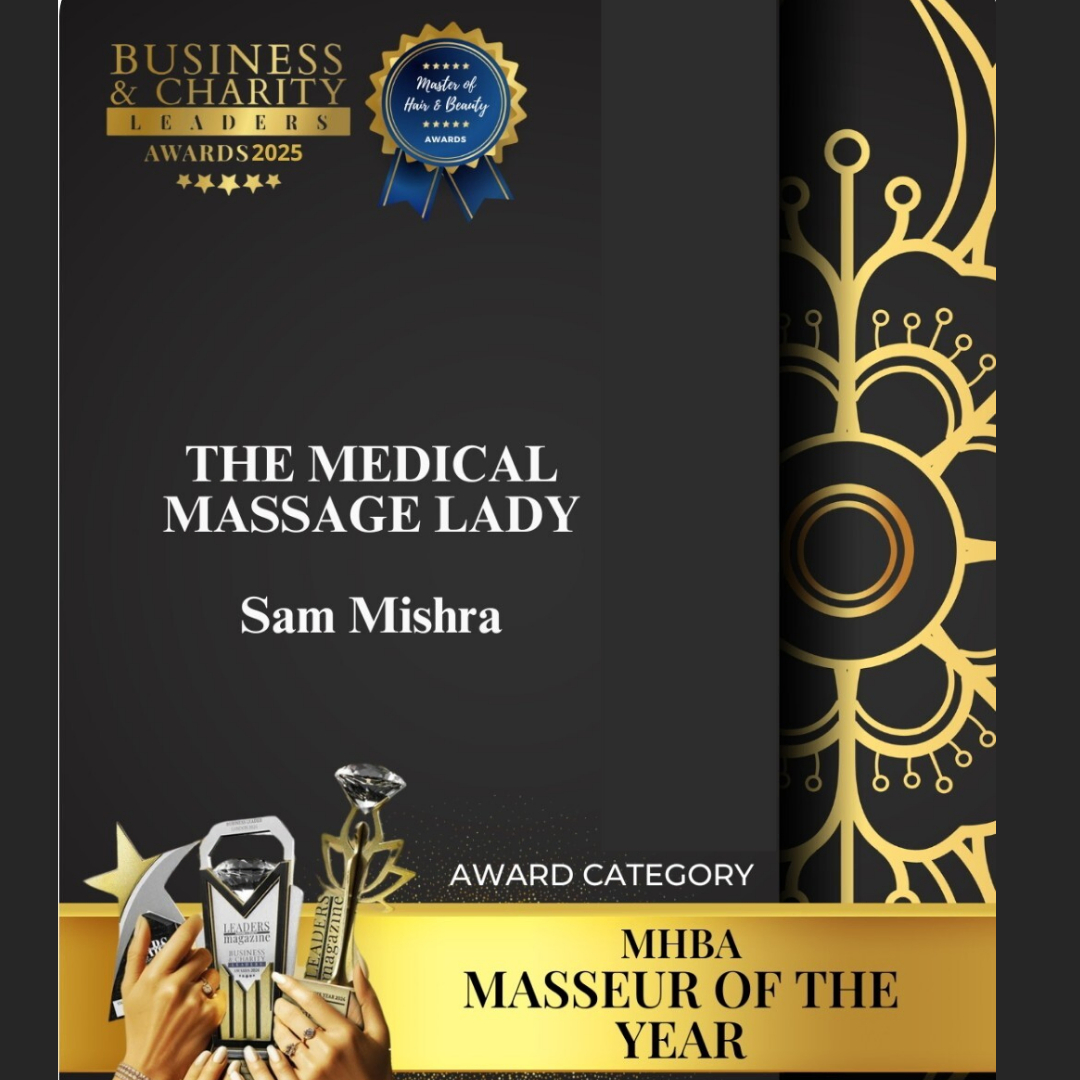 Masseur of the Year (Finalist) - The Business & Charity Leaders/MHBA Awards 2025